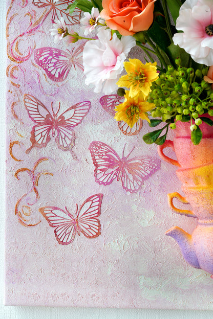 Tea Reverie of Butterflies